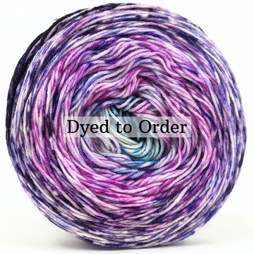 Knitcircus Yarns: The Knit Sky Impressionist Gradient, dyed to order yarn