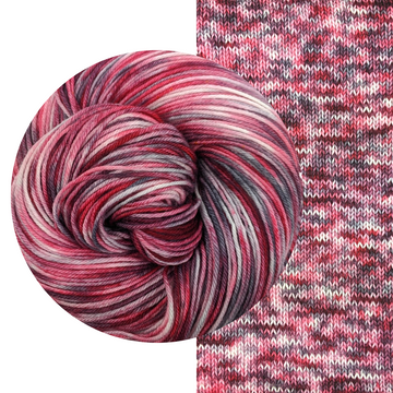 Knitcircus Yarns: Zombie Brunch Speckled Skeins, ready to ship yarn