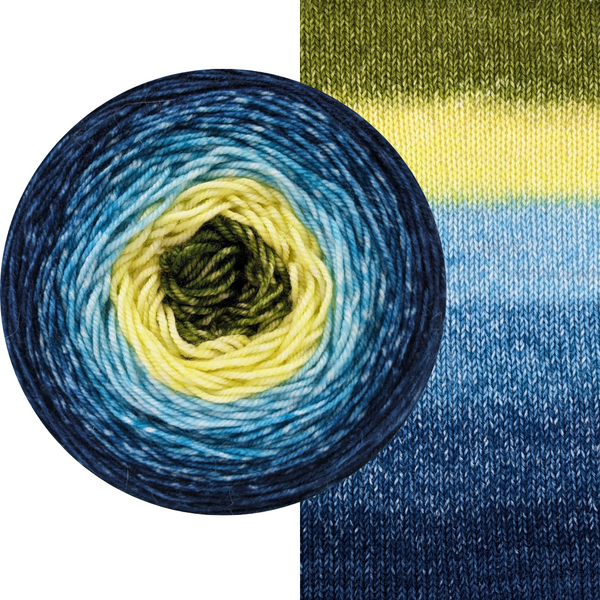 Knitcircus Yarns: Climb Every Mountain Gradient, ready to ship yarn