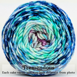 Knitcircus Yarns: Dance of the Moonlight Jellies Impressionist, dyed to order yarn
