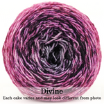 Knitcircus Yarns: Femme Fatale Impressionist Gradient, dyed to order yarn