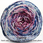 Knitcircus Yarns: Love Me Tender Impressionist Gradient, dyed to order yarn