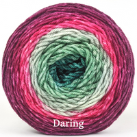 Knitcircus Yarns: Sleigh Ride Gradient, ready to ship yarn