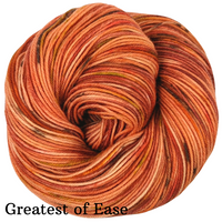 Knitcircus Yarns: The Great Pumpkin Speckled Skeins, dyed to order yarn