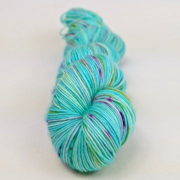 Knitcircus Yarns: We Scare Because We Care 100g Speckled Handpaint skein, Spectacular, ready to ship yarn