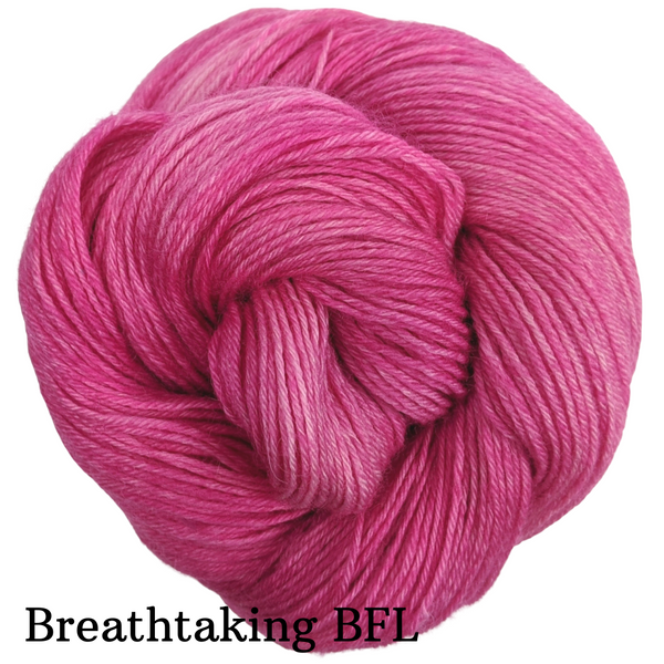 Knitcircus Yarns: Persist Pink Kettle-Dyed Semi-Solid skeins, dyed to order yarn