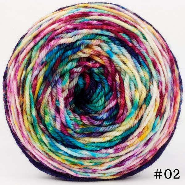 Knitcircus Yarns: Paint the Town 100g Modernist, Daring, choose your cake, ready to ship yarn