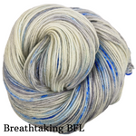 Knitcircus Yarns: Fishing in Quebec Speckled Handpaint Skeins, dyed to order yarn