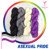 Knitcircus Yarns: Pride Flags: Pride Pack Skein Bundle, various flags, bases and sizes, ready to ship