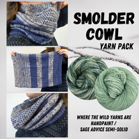 Smolder Cowl Yarn Pack, pattern not included, ready to ship