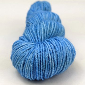 Knitcircus Yarns: Clear Skies Ahead 100g Kettle-Dyed Semi-Solid skein, Divine, ready to ship yarn