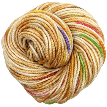 Knitcircus Yarns: Not My Gumdrop Buttons! 100g Speckled Handpaint skein, Tremendous, ready to ship yarn - SALE
