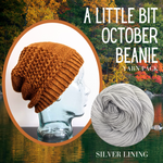 A Little Bit October Beanie Yarn Pack, pattern not included, dyed to order
