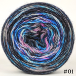 Knitcircus Yarns: Night of a Thousand Stars 100g Modernist, Breathtaking BFL, choose your cake, ready to ship yarn