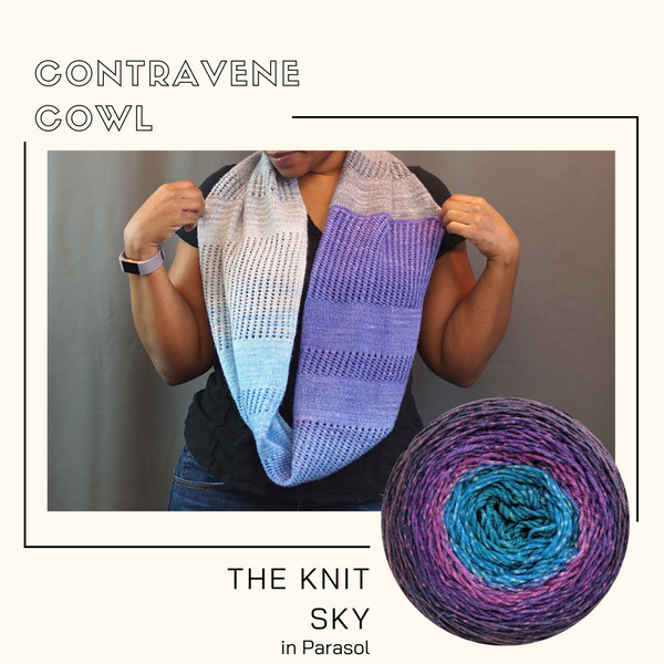 z - Contravene Cowl Yarn Pack, pattern not included, ready to ship