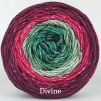 Knitcircus Yarns: Sleigh Ride Panoramic Gradient, dyed to order yarn