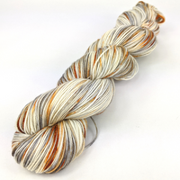 Knitcircus Yarns: Where There's Smoke Speckled Handpaint Skeins, dyed to order yarn