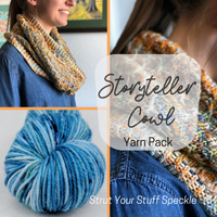 Storyteller Cowl Yarn Pack, pattern not included, dyed to order