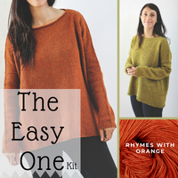 The Easy One Sweater Kit, dyed to order