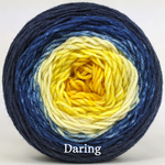Knitcircus Yarns: Ring It In Panoramic Gradient, dyed to order yarn