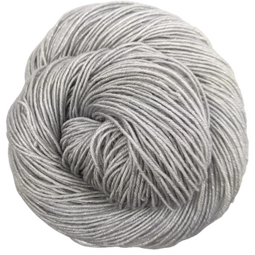 Knitcircus Yarns: Silver Lining 100g Kettle-Dyed Semi-Solid skein, Sparkle, ready to ship yarn