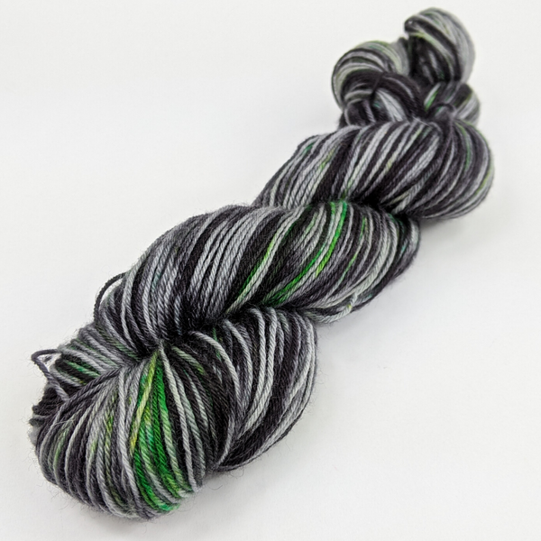 Knitcircus Yarns: Krobus 100g Speckled Handpaint skein, Breathtaking BFL, ready to ship yarn