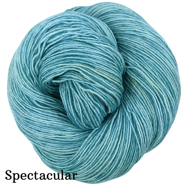 Knitcircus Yarns: Blue Agave Kettle-Dyed Semi-Solid skeins, dyed to order yarn