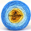Knitcircus Yarns: Great Day for Hay Panoramic Gradient, dyed to order yarn