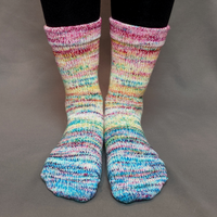 Knitcircus Yarns: Girls Run the World Impressionist Gradient Matching Socks Set, dyed to order yarn