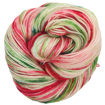 Knitcircus Yarns: Naughty or Nice 100g Speckled Handpaint skein, Breathtaking BFL, ready to ship yarn