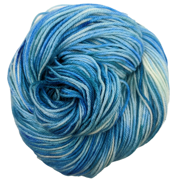 Knitcircus Yarns: Faraway Land 100g Speckled Handpaint skein, Parasol, ready to ship yarn - SALE