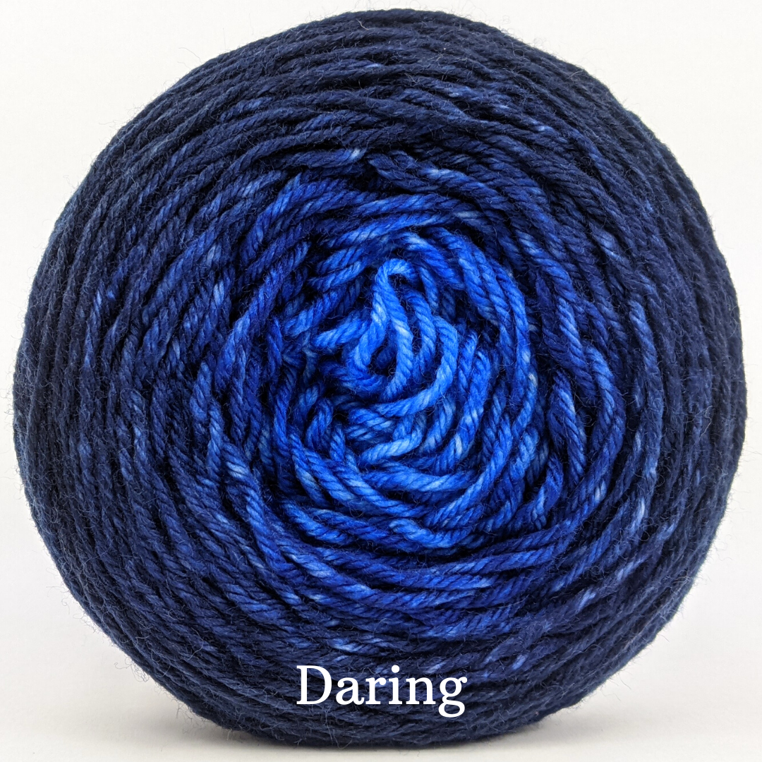 Blue-nique Chromatic Gradient, dyed to order yarn - Knitcircus Yarns