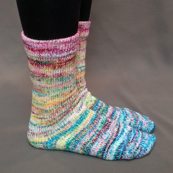 Knitcircus Yarns: Girls Run the World Impressionist Gradient Matching Socks Set, dyed to order yarn