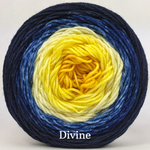 Knitcircus Yarns: Ring It In Panoramic Gradient, dyed to order yarn