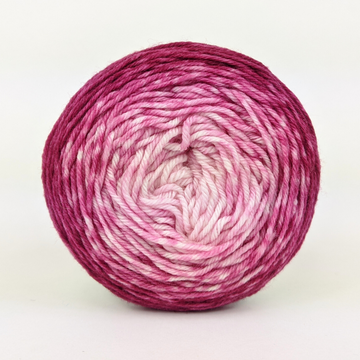 Knitcircus Yarns: A Rose By Any Other Name 50g Chromatic Gradient, Greatest of Ease, ready to ship yarn