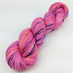 Knitcircus Yarns: Center of Attention Speckled Handpaint Skeins, dyed to order yarn