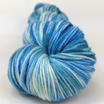 Knitcircus Yarns: Faraway Land 100g Speckled Handpaint skein, Parasol, ready to ship yarn - SALE