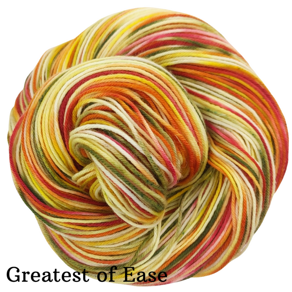 Knitcircus Yarns: Apple Picking Speckled Skeins, ready to ship yarn