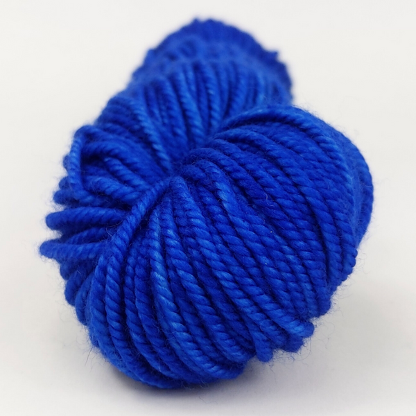 Knitcircus Yarns: Blue Radley 100g Kettle-Dyed Semi-Solid skein, Tremendous, ready to ship yarn