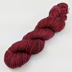 Knitcircus Yarns: Cranberry Sauce 100g Kettle-Dyed Semi-Solid skein, Daring, ready to ship yarn