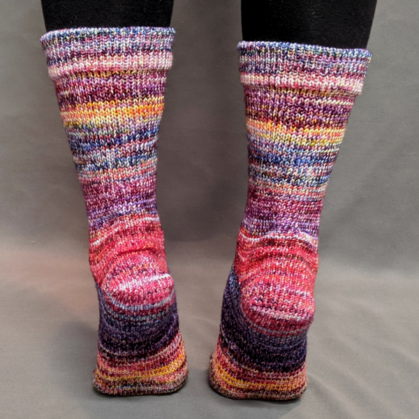 Knitcircus Yarns: Hello Jello Modernist Matching Socks Set, dyed to order yarn