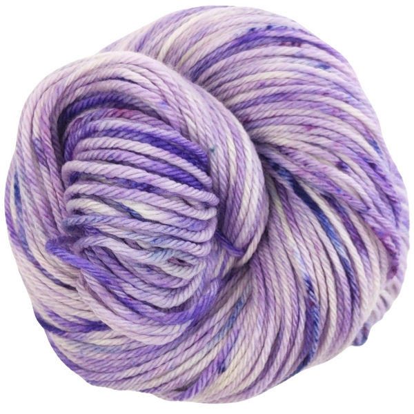 Knitcircus Yarns: Sugared Violets 100g Speckled Handpaint skein, Ringmaster, ready to ship yarn