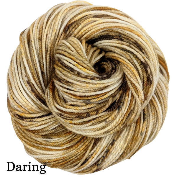 Knitcircus Yarns: Winging It Speckled Handpaint Skeins, dyed to order yarn