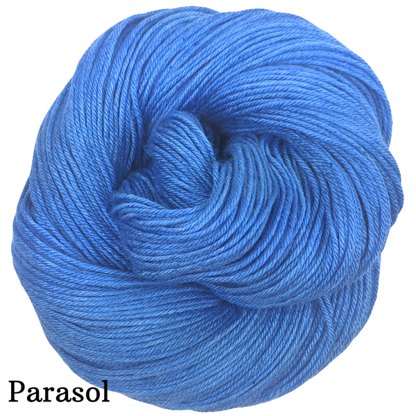 Knitcircus Yarns: Blue Radley Kettle-Dyed Semi-Solid skeins, dyed to order yarn