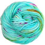 Knitcircus Yarns: We Scare Because We Care 100g Speckled Handpaint skein, Ringmaster, ready to ship yarn
