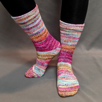 Knitcircus Yarns: Backyard Bouquet Modernist Matching Socks Set (large), Greatest of Ease, choose your cakes, ready to ship yarn