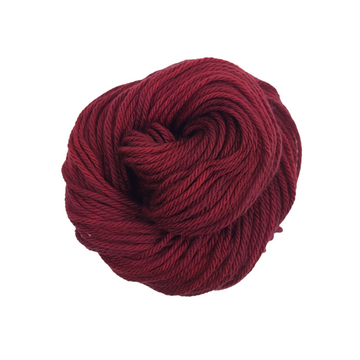 Knitcircus Yarns: Cranberry Sauce 50g Kettle-Dyed Semi-Solid skein, Ringmaster, ready to ship yarn