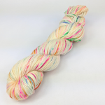 Knitcircus Yarns: Hip Hip Hooray 100g Speckled Handpaint skein, Spectacular, ready to ship yarn