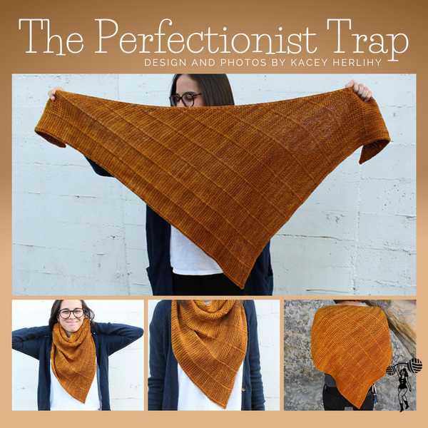 The Perfectionist Trap Shawl Yarn Pack, pattern not included, dyed to order
