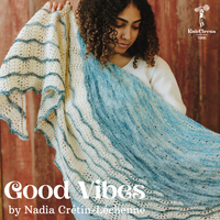 Good Vibes Shawl Yarn Pack, pattern not included, ready to ship